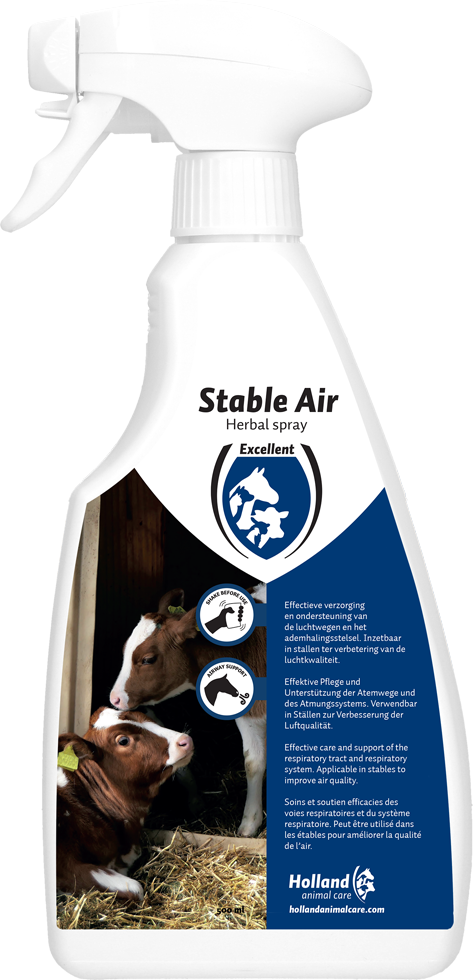 Spray pour le confort respiratoire en étable - Stable Air