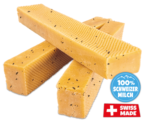 SwissCowers – Barre de fromage à mâcher à la truffe noire L 80 g