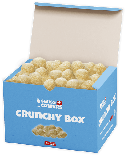 SwissCowers Cheese Crunchies Crunchy Box (118 treats)