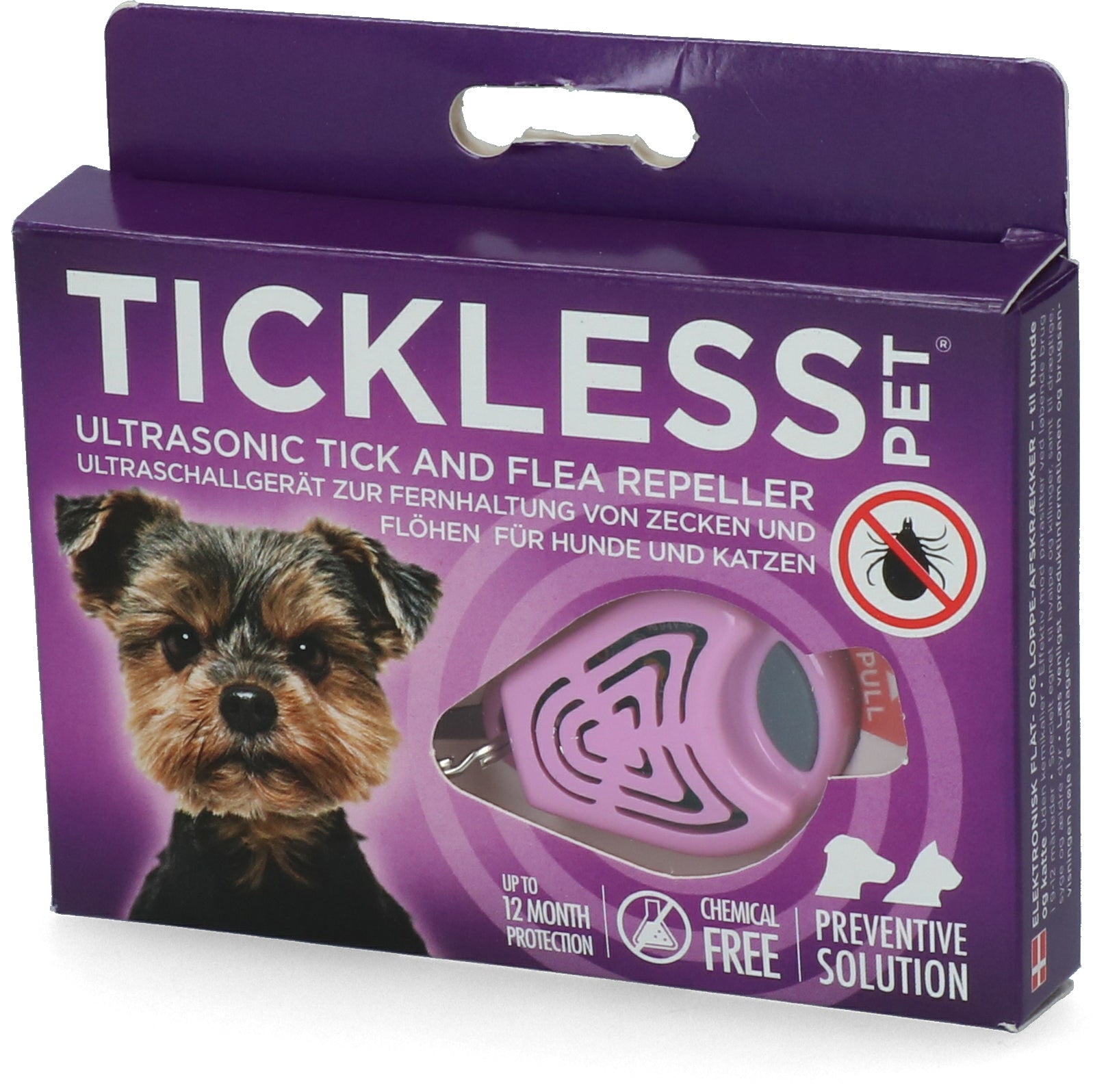 Tickless Pet minimum 6-month protection Pink
