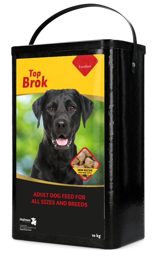 Croquettes pressées pour chiens adultes Topbrok Poulet & Riz 10 kg