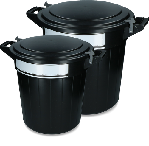 Seau de stockage hermétique avec couvercle verrouillable 40 ou 80L