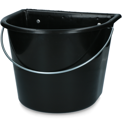 vPlast Manger Portable /w Hooks & Handle 15 l Black