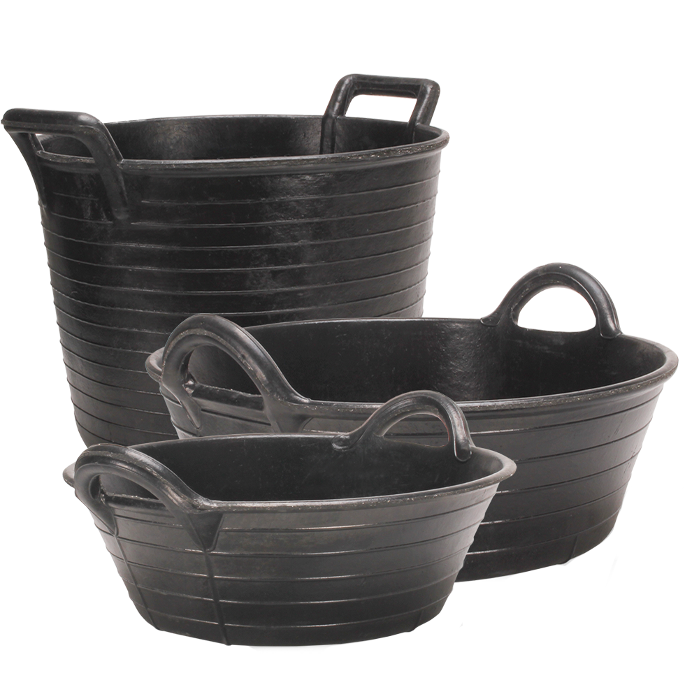 Rubber feed trough 32 l
