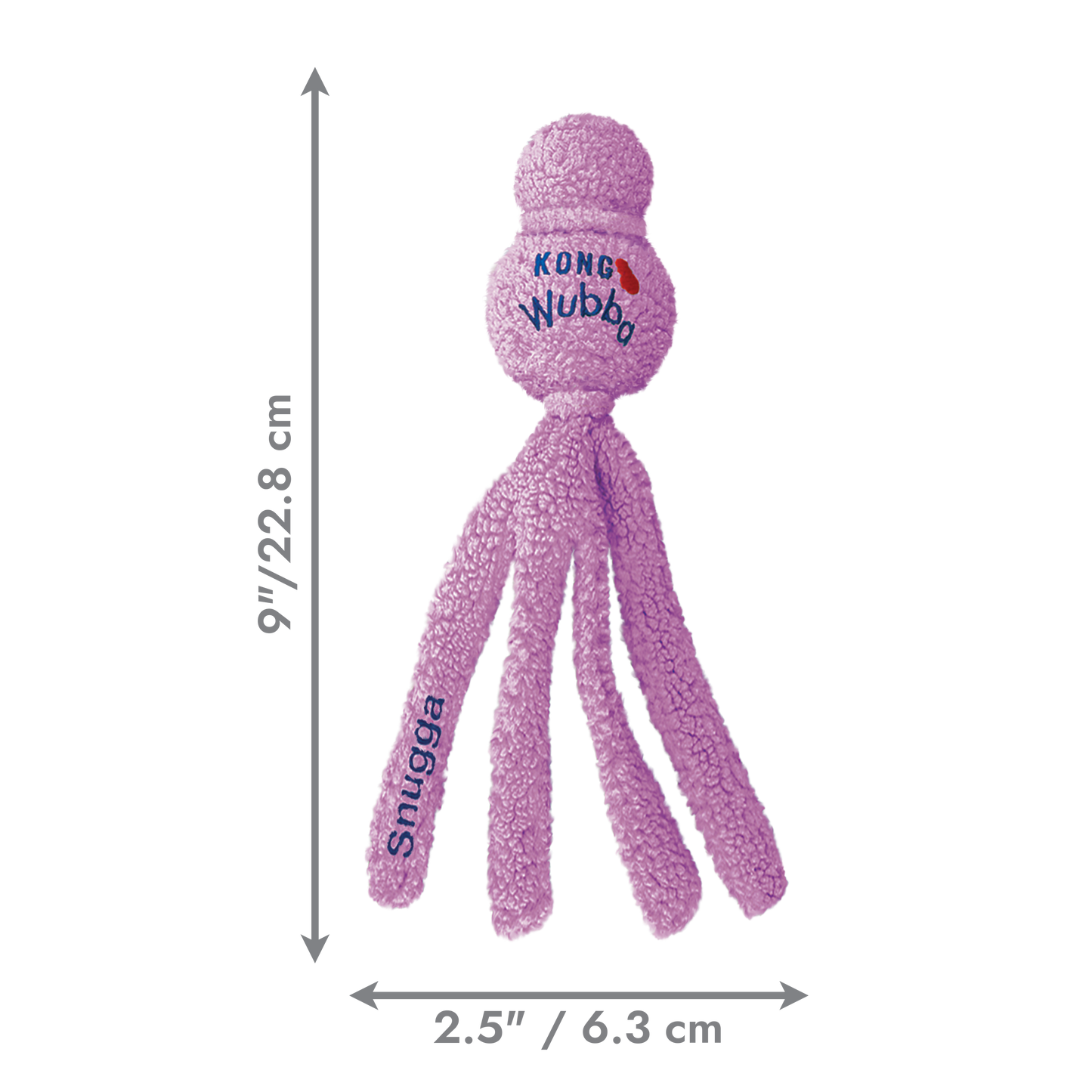 KONG Snugga Wubba - Jouet de Confort Extra Résistant KONG