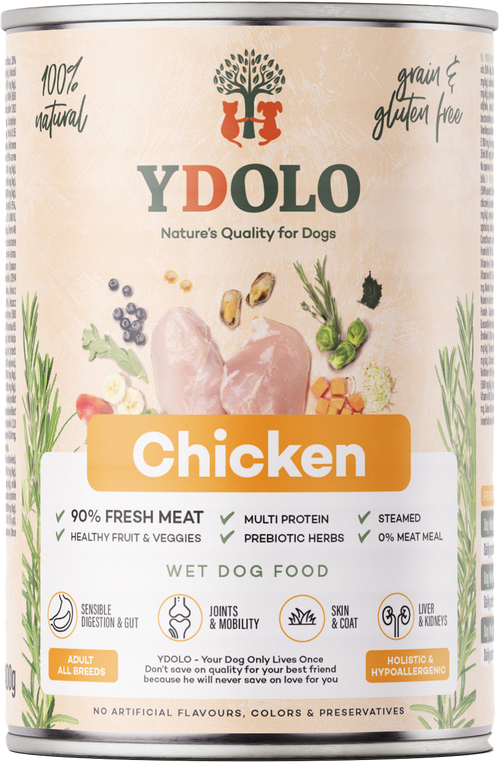 YDOLO Healthy & Pure — Pâtée 400 g (chien)