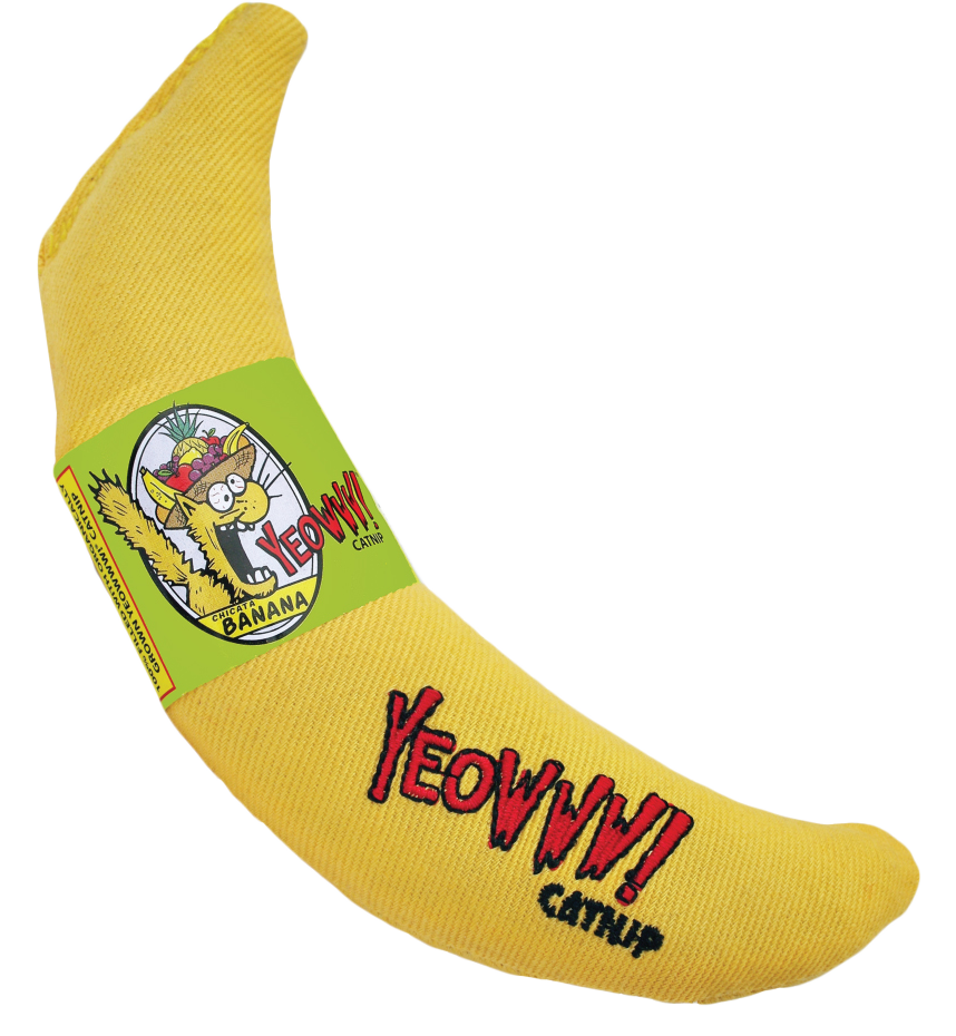 Yeowww! – Banane Chicata à l'herbe à chat pour chat Yeowww!