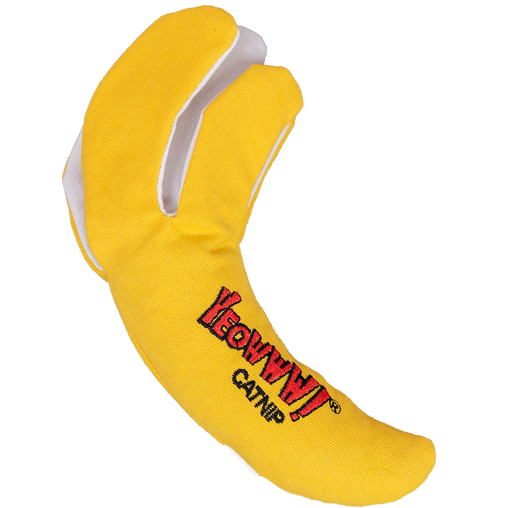 Yeowww! – Banane Chicata épluchée à l'herbe à chat pour chat Yeowww!