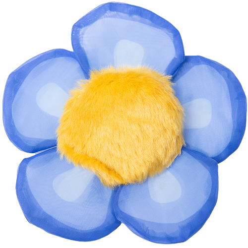 🌸 Yeowww! Flower Tops — Jouet pour chat à l’herbe à chat bio - Bleu