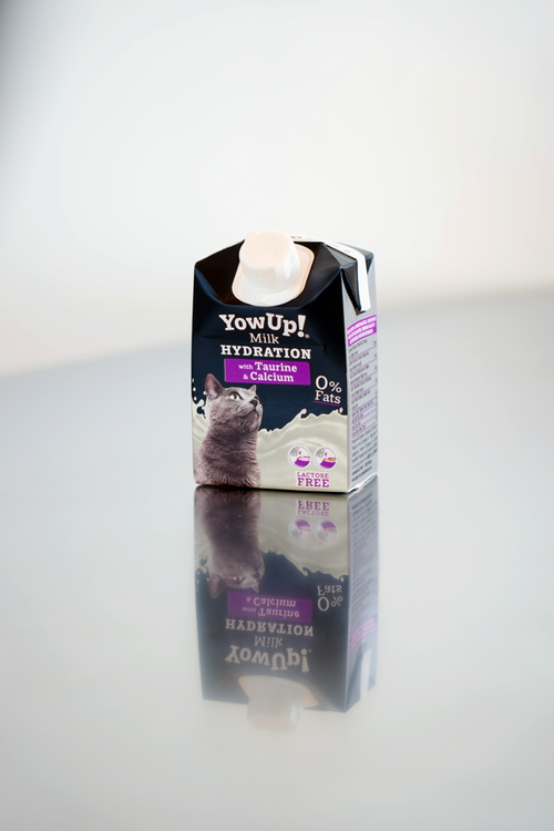 YowUp! Lait pour Chat — Sans lactose & sans matières grasses 200 ml - lot de 12
