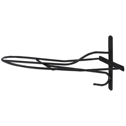 Porte-selle style anglais en métal plastifié – 54 cm