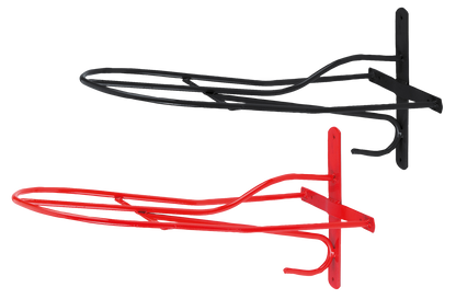 Saddle Rack Metal 54 cm Red