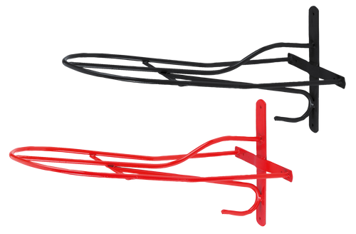 Porte-selle style anglais en métal plastifié – 54 cm