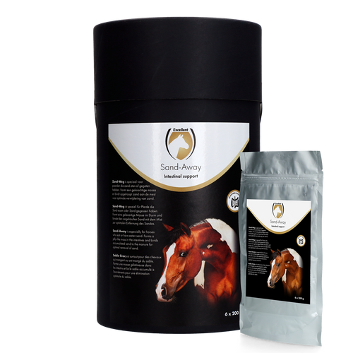 Excellent Horse Sand-Away — Élimination du sable & confort intestinal du cheval 6 x 200 g