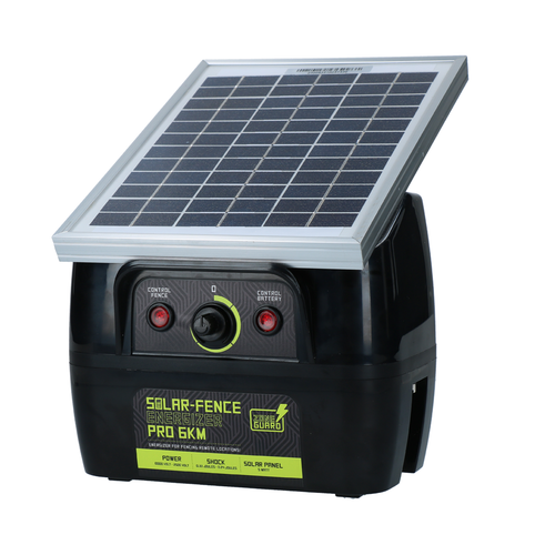 Électrificateur solaire ZoneGuard 6 km – Batterie 12 V et panneau 5 W