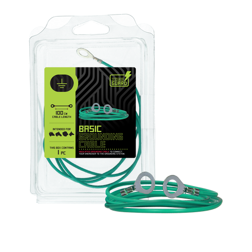 Câble de mise à la terre ZoneGuard 100 cm pour clôture électrique