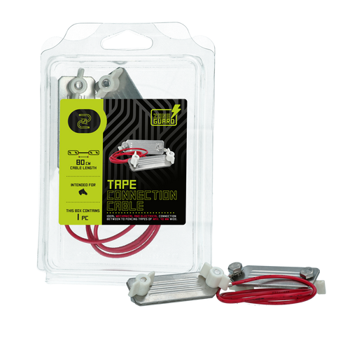 Câble de connexion 2 rubans clôture électrique 40 mm – 80 cm