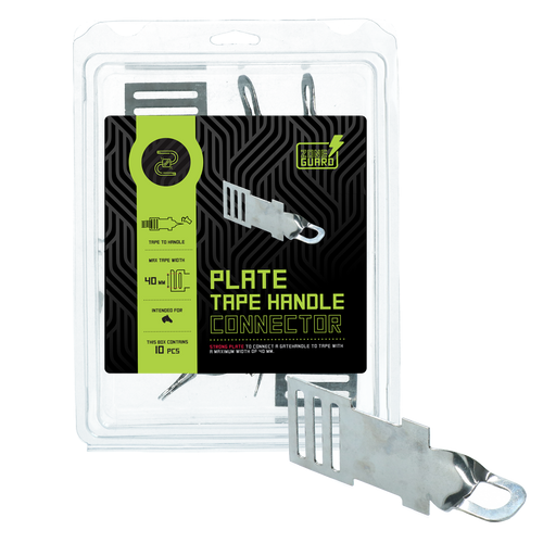ZoneGuard – Connecteurs poignée de porte pour ruban 40 mm – Lot de 10