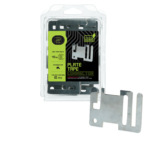 ZoneGuard – Plaques de départ et fin pour ruban 40 mm – Lot de 10