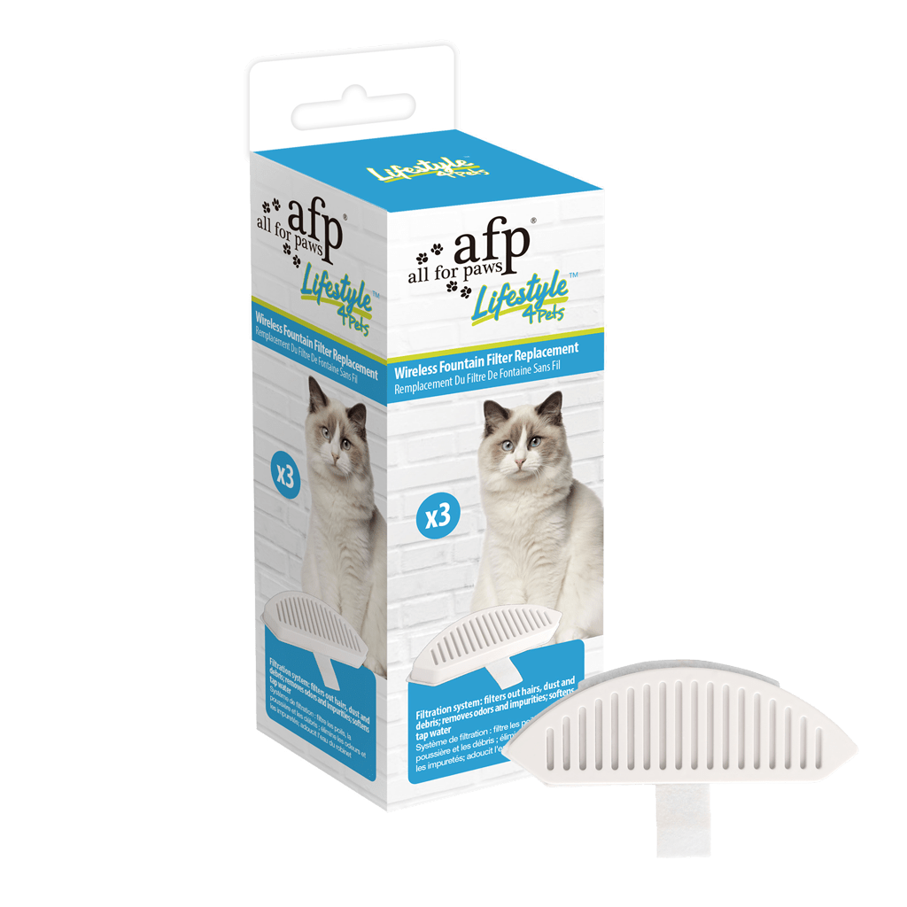 AFP Lifestyle 4 Pets – Lot de 3 filtres pour fontaine sans fil - Trufféo