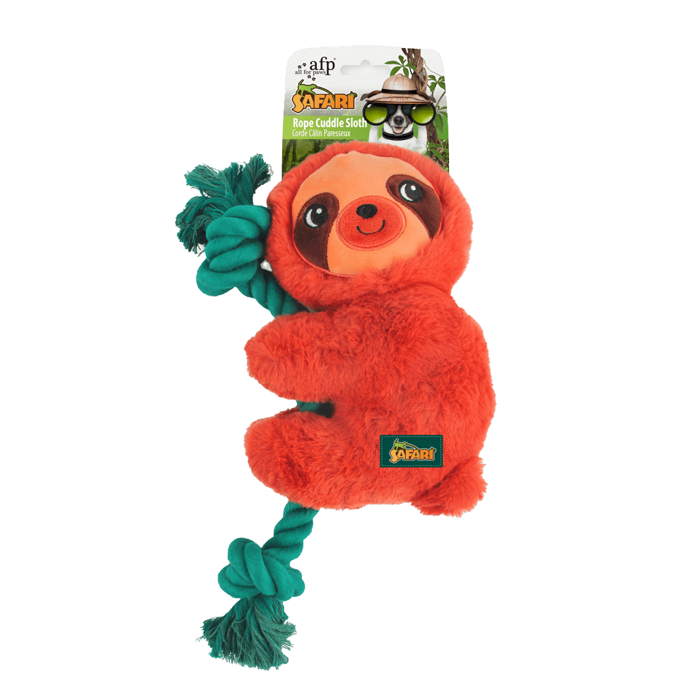 AFP Safari – Paresseux peluche à corde pour chien - Trufféo