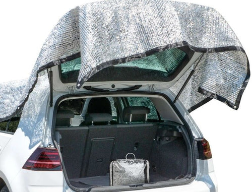 Voile Pare-Soleil Aluminium - Protection UV & Thermique - 6 x 8 m