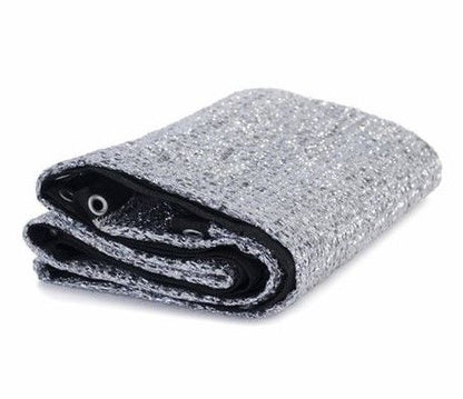 Aluminium Zonwerend Doek - Schaduwdoek - Zonnezeil, Warmtebescherming - UV-Bescherming - 2 x 2 Meter
