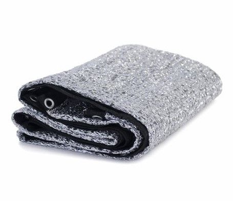 Aluminium Zonwerend Doek - Schaduwdoek - Zonnezeil, Warmtebescherming - UV-Bescherming - 2 x 2 Meter