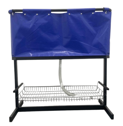 Topmast Hondenbad Stability - Kunststof - Blauw - 101 x 50 x 105 cm - Opvouwbaar - met afvoerslang