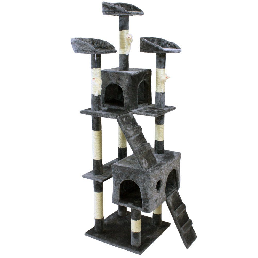 Topmast Krabpaal KIM Grijs 50 x 50 x 170 cm