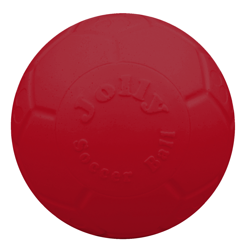 Jolly Ballon de Football 20cm Rouge Hofman Animal Care