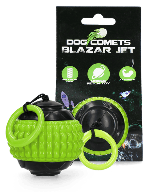 Balle à lancer avec ficelle rétractable Dog Comets Blazar Jet