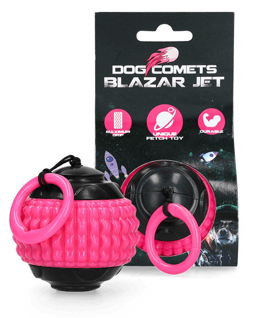 Balle à lancer avec ficelle rétractable Dog Comets Blazar Jet