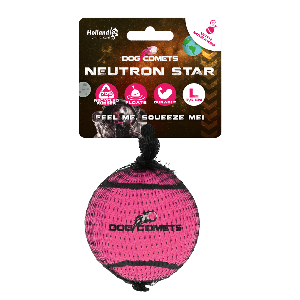 Balle de tennis sonore Dog Comets Neutron Star - La Meute Trufféo