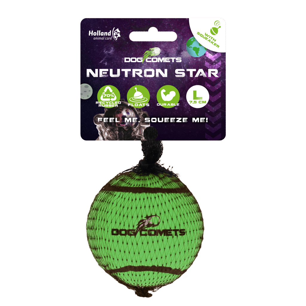 Balle de tennis sonore Dog Comets Neutron Star - La Meute Trufféo