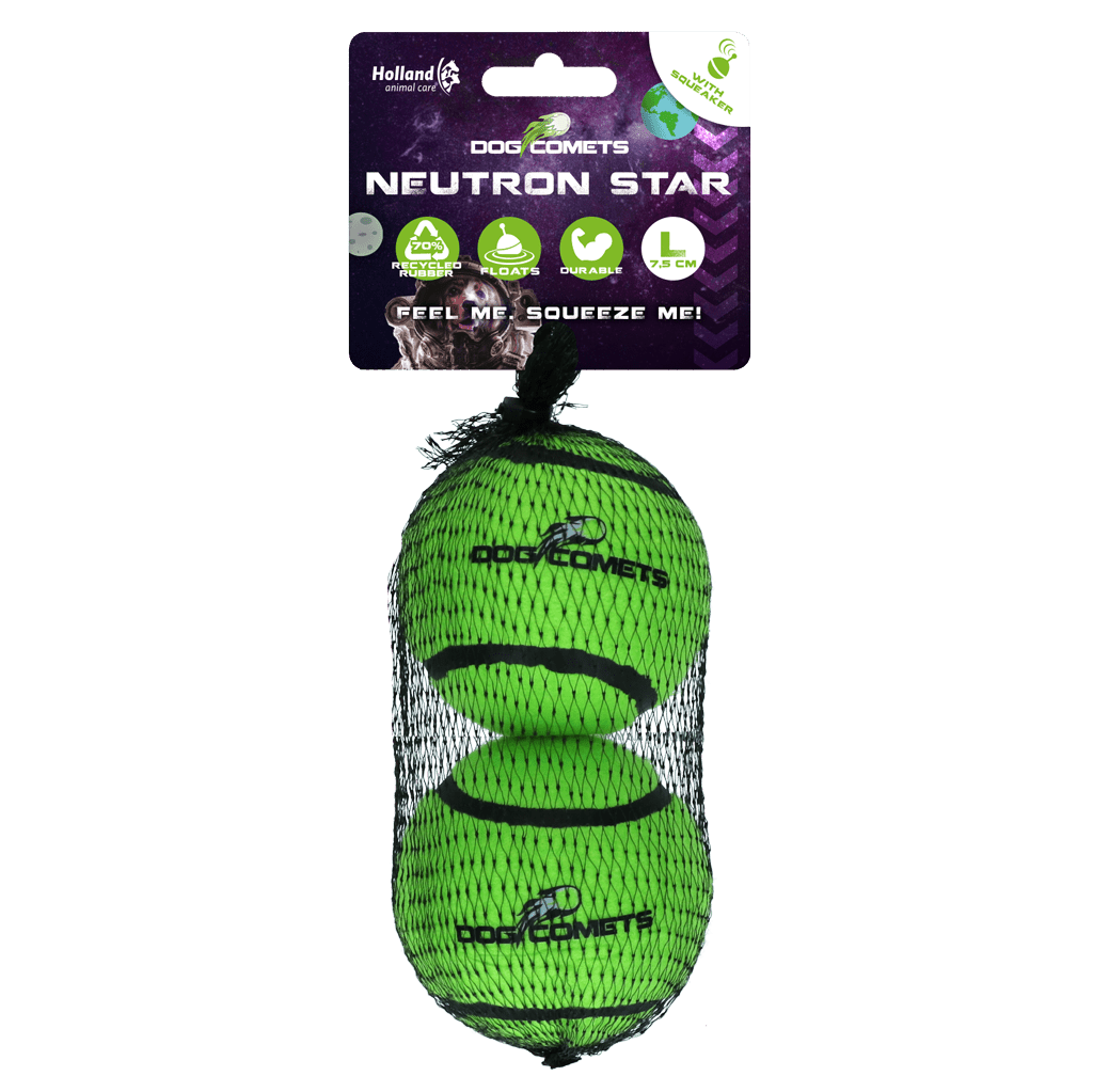 Balle de tennis sonore Dog Comets Neutron Star - La Meute Trufféo
