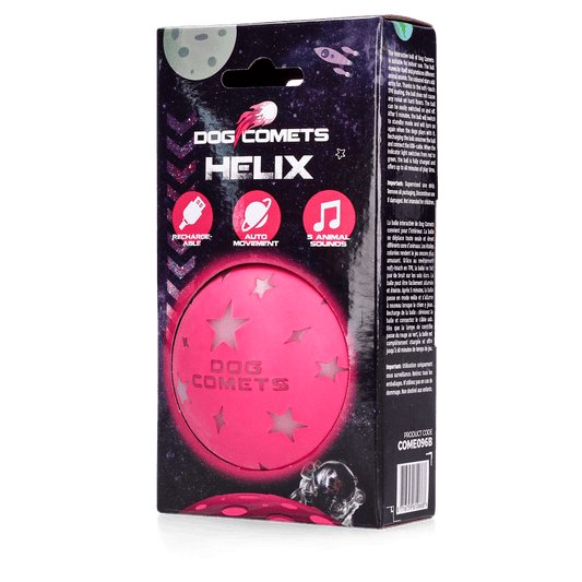 Balle interactive rechargeable Dog Comets Helix - La Meute Trufféo
