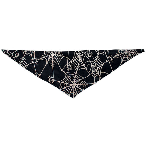 Bandana toile d’araignée fluorescent pour chien