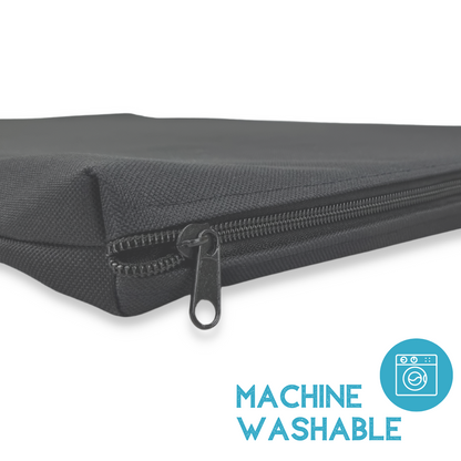 Topmast Waterproof Benchkussen - Nylon - Antraciet - Diverse Maten