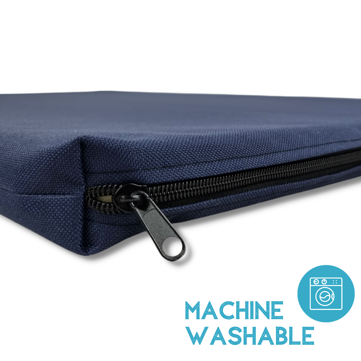 Topmast Waterproof Benchkussen - Nylon - Donkerblauw - Diverse Maten