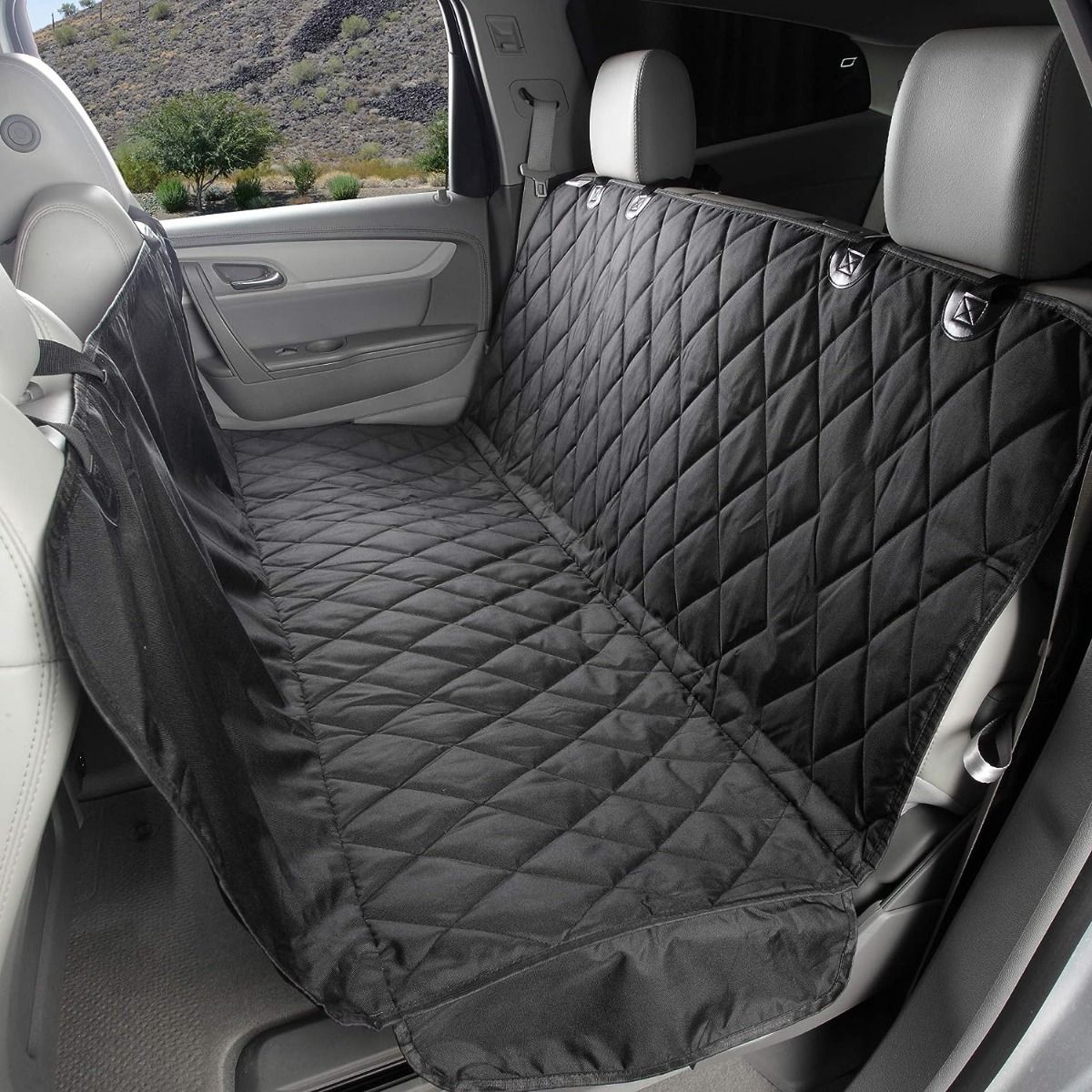Topmast Beschermdeken Autostoelen - Nylon - Zwart - 137 x 147 cm
