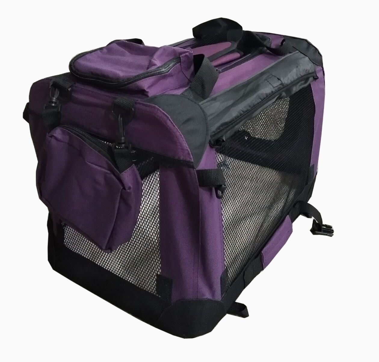 Topmast Nylon Reisbench - Premium Serie - Paars - Opvouwbaar