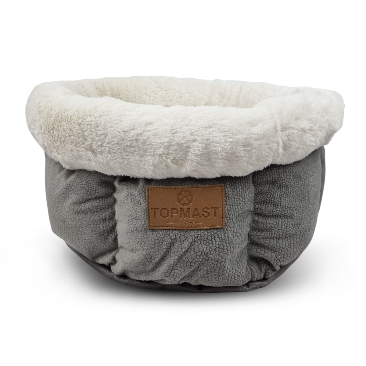 Topmast Kattenmand Soft - Rond - Grijs - 40 cm