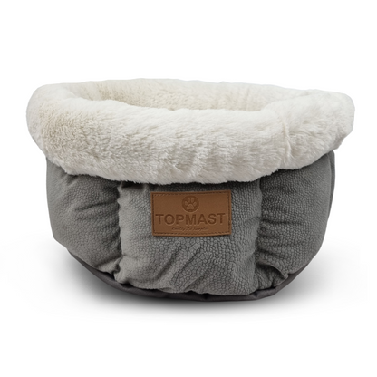Topmast Kattenmand Soft - Rond - Grijs - 40 cm