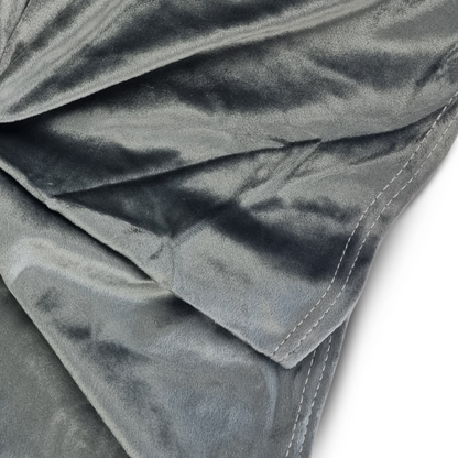 Topmast Hondendeken - Soft Velours Fleecedeken - Antraciet - 100 x 70 cm