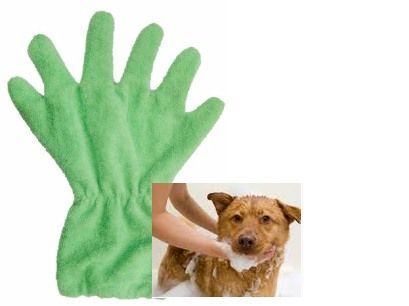 Washandschoen voor Honden - Microvezel