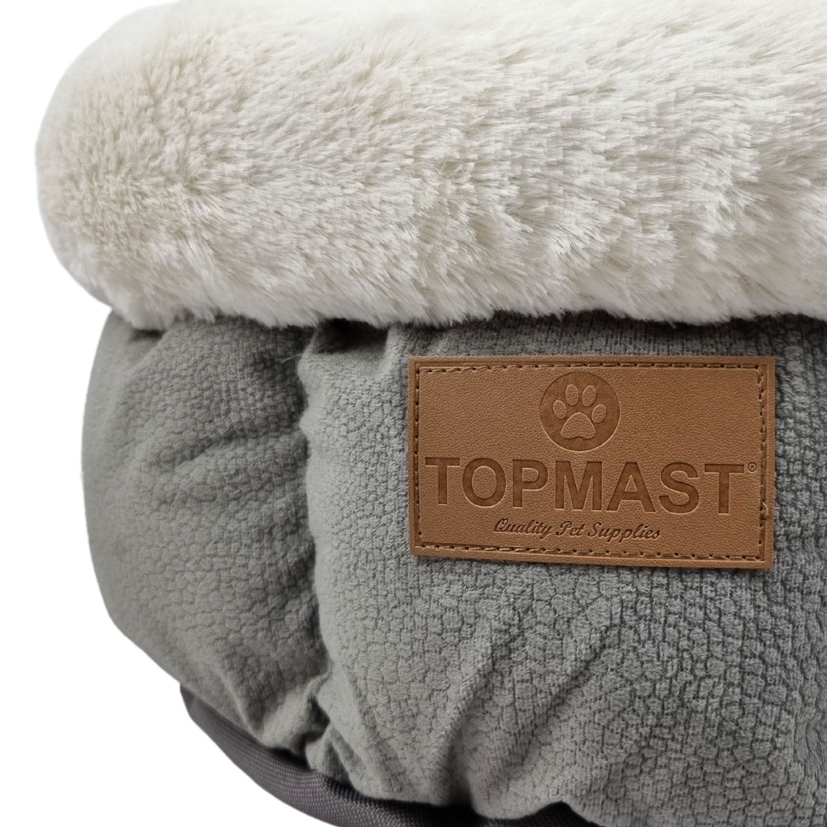Topmast Kattenmand Soft - Rond - Grijs - 40 cm