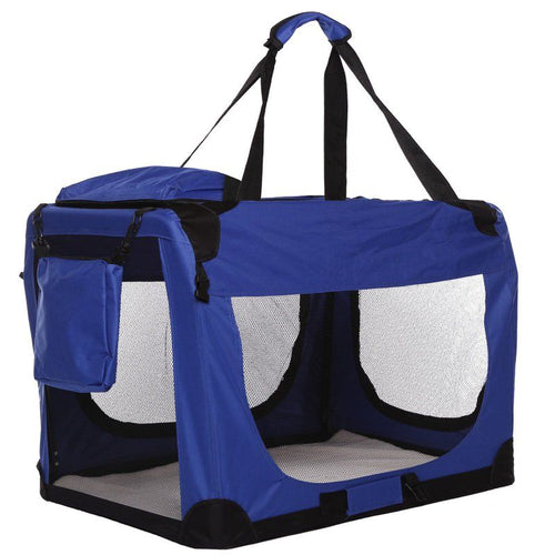 Topmast Nylon Parc de Transport Bleu - Pliable