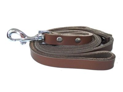 Topmast Hondenriem - Softleer Donkerbruin - Div. Lengtes