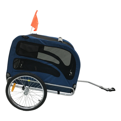 Topmast Hondenfietskar Classic - Opvouwbaar - Blauw - XL